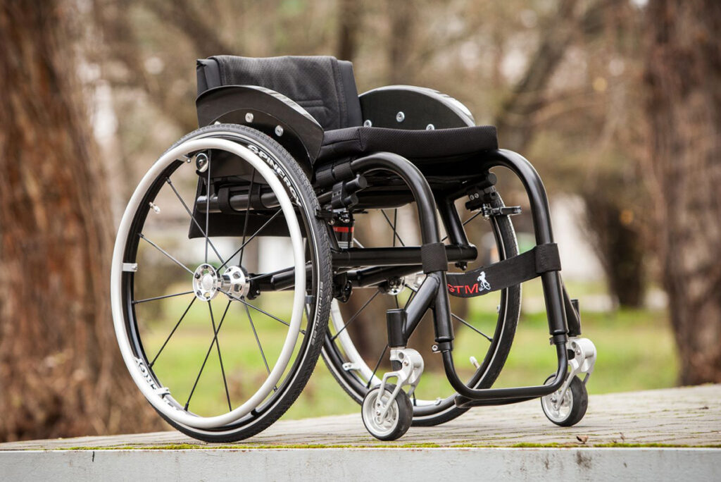 silla de ruedas gtm shock absorber